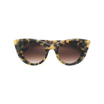 patterned cat eye sunglasses