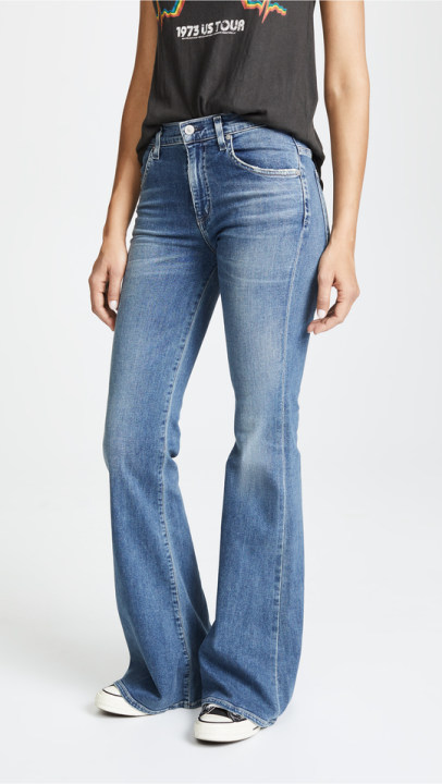 Chloe Mid Rise Super Flare Jeans展示图