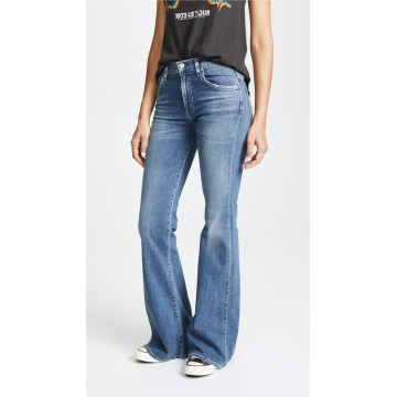 Chloe Mid Rise Super Flare Jeans