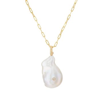 Removable-Pearl-Pendant Necklace