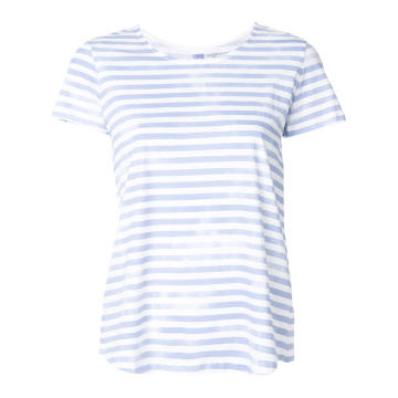 striped faded T-shirt