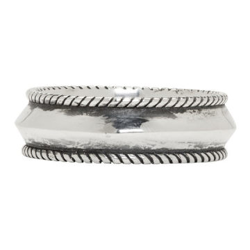 Silver Round Band Ring