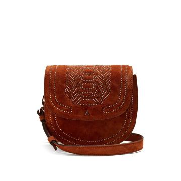 Ghianda mini stud-embellished leather bag