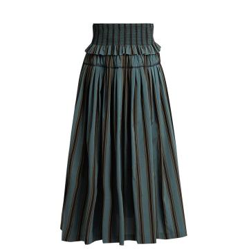 Sibylle striped taffeta skirt