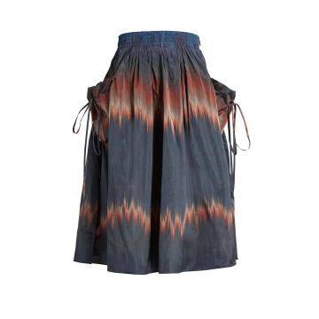 Stella drawstring-pocket skirt