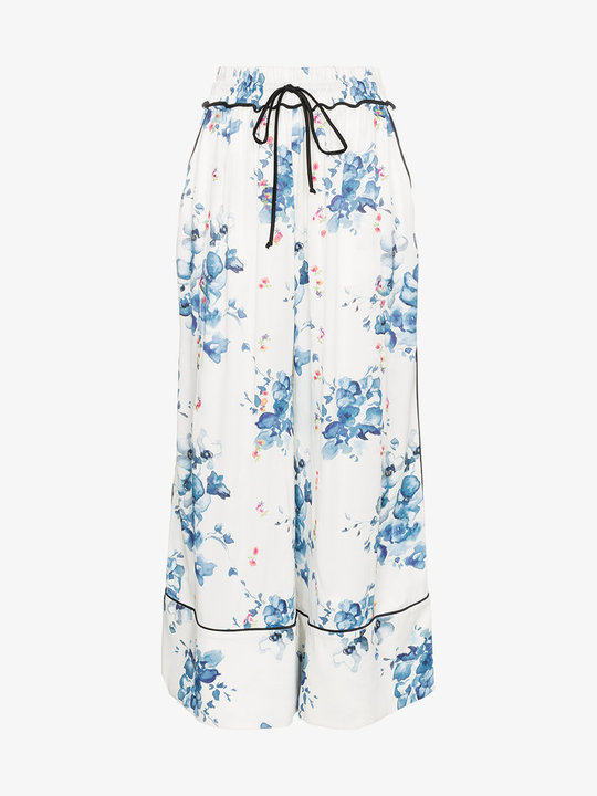x Browns floral print wide-leg pyjama trousers展示图