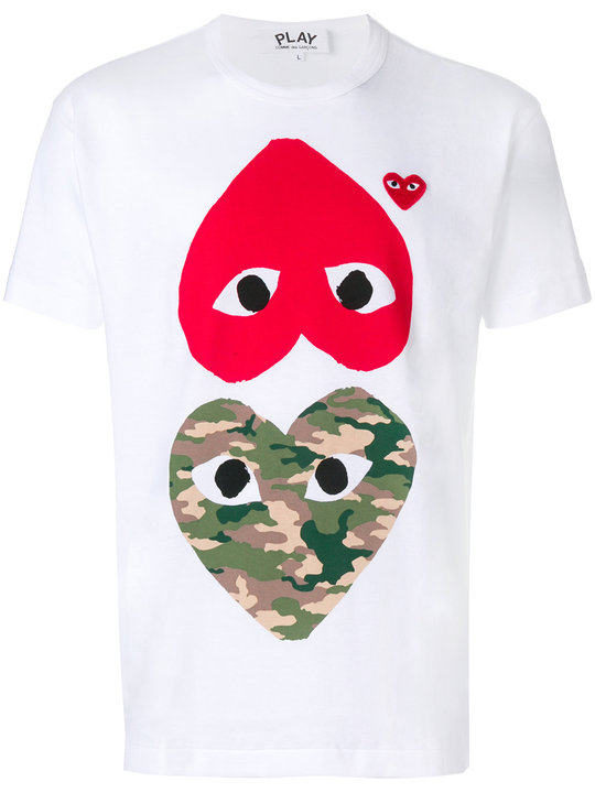 heart print T-shirt展示图