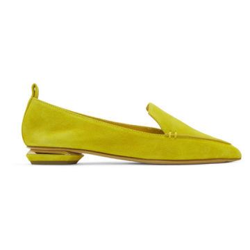 Yellow Suede Beya Loafers