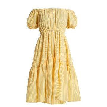 Bardot Flounce dress