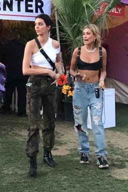 明星私服科普：2018年4月14日，Coachella音乐节，Kendall Jenner