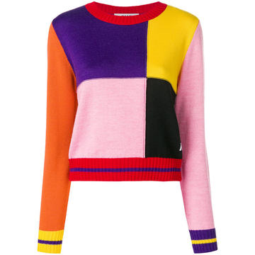 colour block jumper