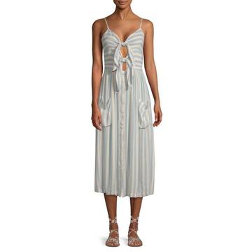 Derinda Cutout Striped Dress