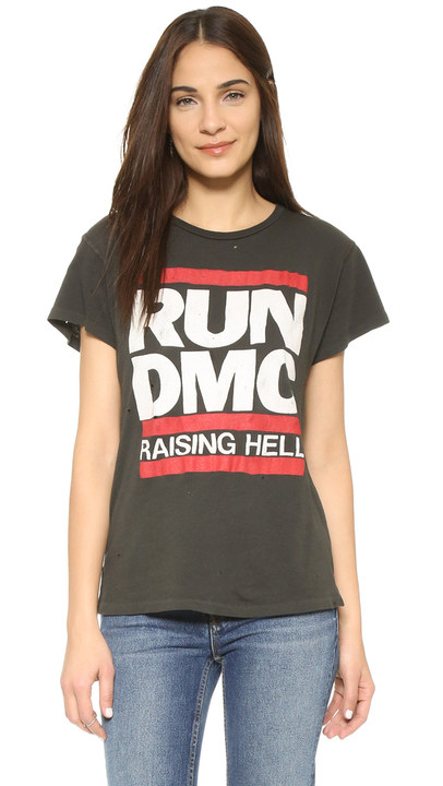 Run DMC Raising Hell T 恤展示图