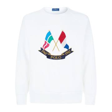 Embroidered Flag Emblem Sweater