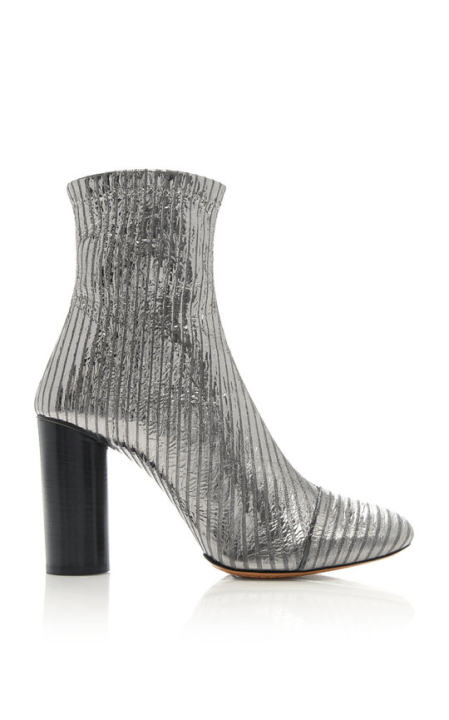 Datsy Metallic Leather Ankle Boots展示图