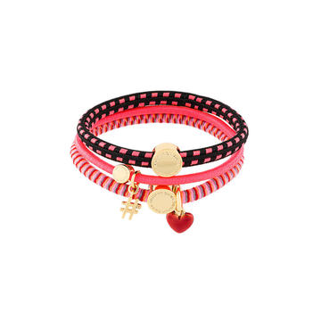 sporty pony bracelet set