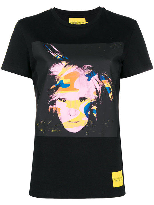 Andy Warhol camouflage print T-shirt展示图