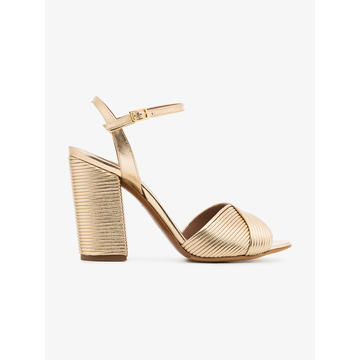 metallic gold kali champagne 100 leather sandals