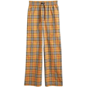 Vintage Check Drawcord Trousers