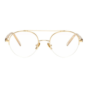 Gold 'Numero 24' Glasses