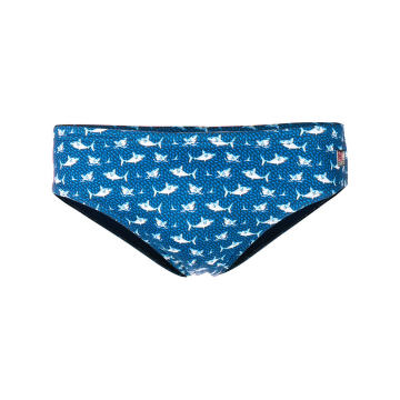 鲨鱼印花游泳三角裤