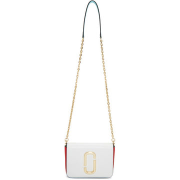 White & Red Hip Shot Bag