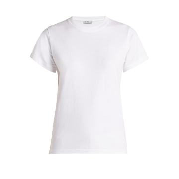 Logo-embroidered T-shirt