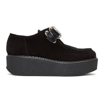 Black Suede Zenith Platform Loafers