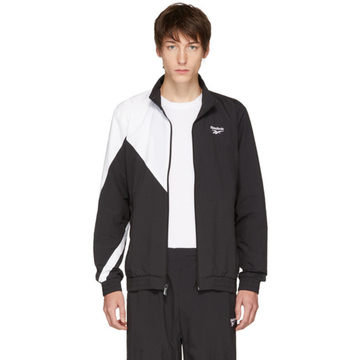 Black & White Logo Track Jacket