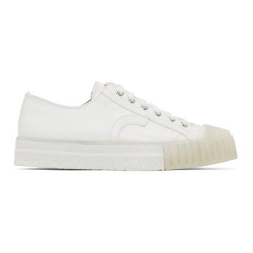 White Leather Type W.O. Sneakers