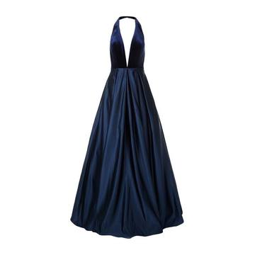 Velvet Halterneck Gown