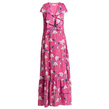 Carlotta crepe maxi dress