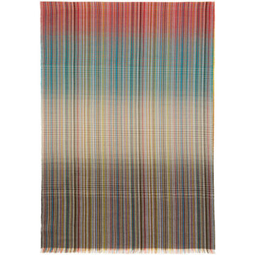 Multicolor Graded Multistripe Scarf