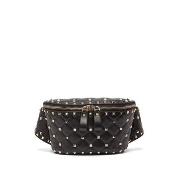 Rockstud Spike quilted-leather belt bag