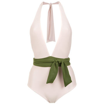 halter neck swimsuit