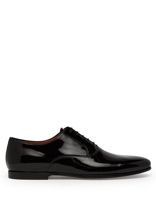 Patent-leather oxford shoes展示图