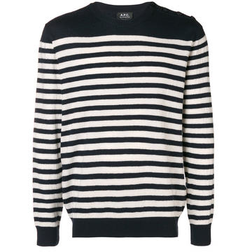 striped knit jumper