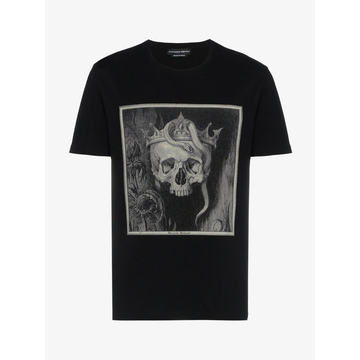 Crowned Skull cotton t shirt