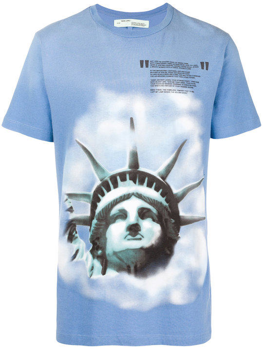 Statue of Liberty print T-shirt展示图