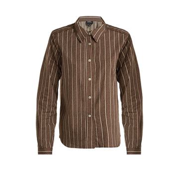 Mike cotton and silk-blend shirt