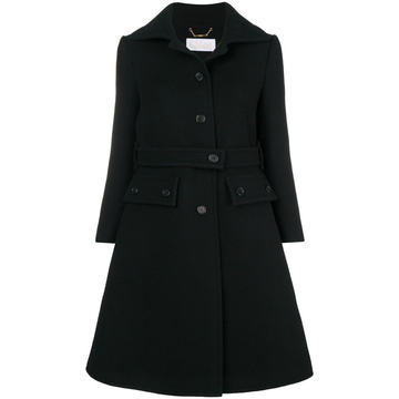 buttoned up longsleeved coat