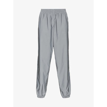 Grey zip detail track pants