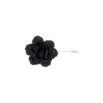 patterned flower brooch