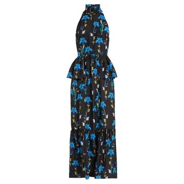 Jasmine crepe maxi dress