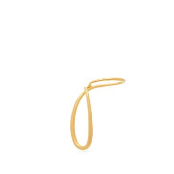 Mirage gold-vermeil single earring