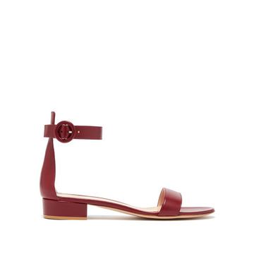 Portofino 20 block-heel leather sandals