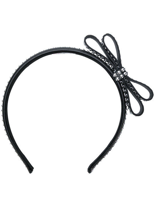 studded bow headband展示图