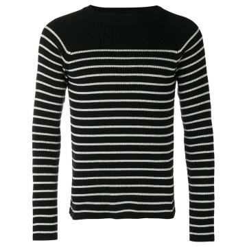 striped fitted sweater
