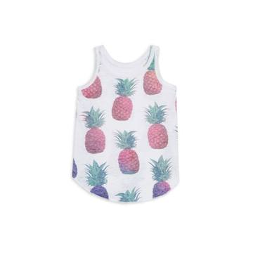 Little &amp; Big Girl's Pineapple Sunset Tank