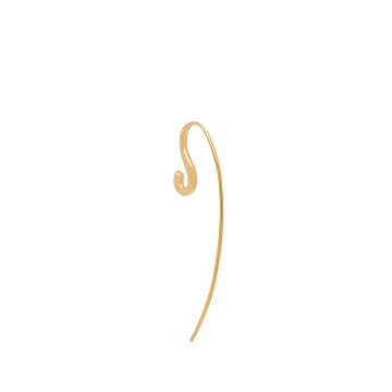 Gold-plated hook single earring